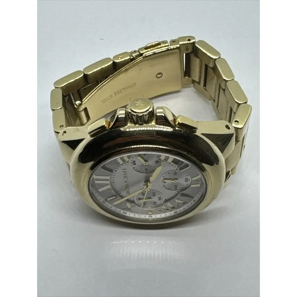 Michael Kors Camille MK5635 Women Gold Stainless Steel Dial Quartz Watch JNA762